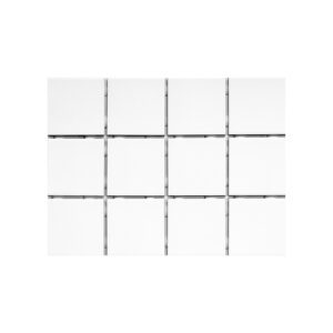 Revestimento Linha Ibérica White 10x10cm Telado Strufaldi Cod. 1095