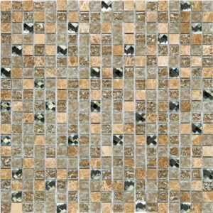 Linha Diamond D334 30x30cm Glass Mosaic