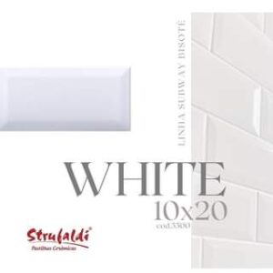 WHITE 10X20 CÓD: 5500 - STRUFALDI